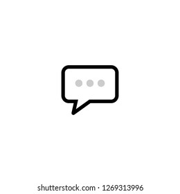 Speech bubble icon, chat logo, communication logo