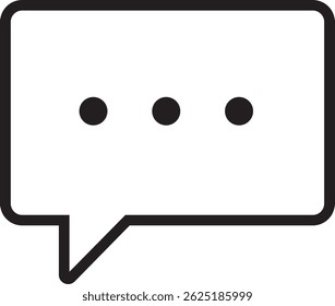 Speech Bubble Icon - Chat and Messaging Symbol	