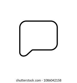 Speech bubble icon. Chat symbol modern, simple, vector, icon for website design, mobile app, ui. Vector Illustration