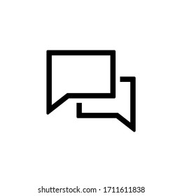 Speech Bubble icon. Chatting, Comment icon vector illustration