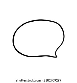 Speech bubble icon. Bubble comic speech, great design for any purposes. 