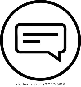 Sprechblasen-Symbol Kommunikation Chat-Nachricht