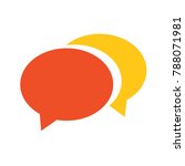speech bubble icon - communication symbol