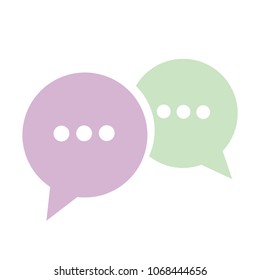 speech bubble icon - communication symbol