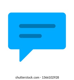 speech bubble icon - communication symbol