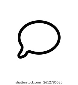 Speech Bubble Icon, Communication Symbol, Conversation and Messaging Design