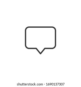 Speech bubble icon. Conversation symbol modern, simple, vector, icon for website design, mobile app, ui. Vector Illustration
