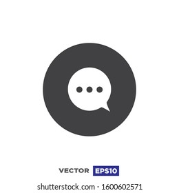 Speech Bubble Icon Design Illustration