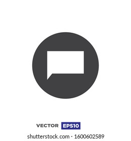 Speech Bubble Icon Design Illustration