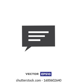 Speech Bubble Icon Design Illustration