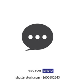 Speech Bubble Icon Design Illustration