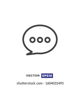 Speech Bubble Icon Design Illustration