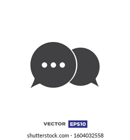 Speech Bubble Icon Design Illustration