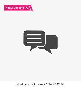 Speech Bubble Icon Design, Vector EPS10