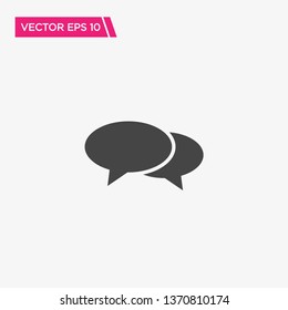 Speech Bubble Icon Design, Vector EPS10
