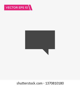 Speech Bubble Icon Design, Vector EPS10