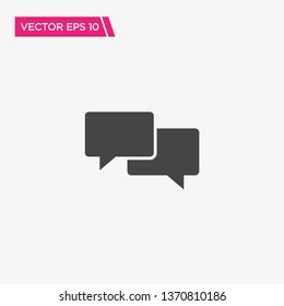 Speech Bubble Icon Design, Vector EPS10