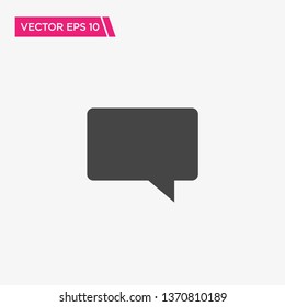 Speech Bubble Icon Design, Vector EPS10