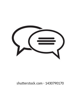 speech bubble icon design , vector eps10