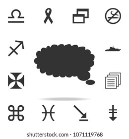 Speech bubble icon. Detailed set of web icons. Premium quality graphic design. One of the collection icons for websites, web design, mobile app on white background