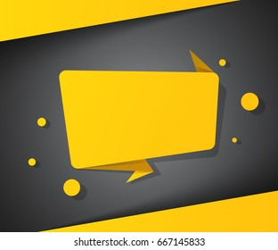 Speech Bubble Icon. Dialog Box Info. Abstract Infographic.