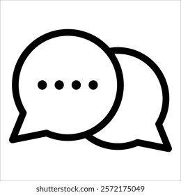 Speech Bubble Icon Element For Design