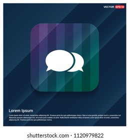 Speech bubble icon - Free vector icon