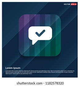 Speech bubble icon - Free vector icon