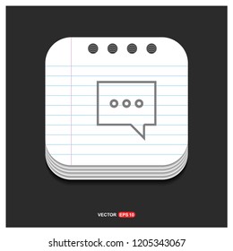 Speech bubble icon - Free vector icon