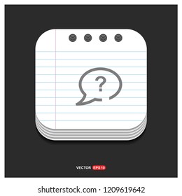 Speech bubble icon - Free vector icon