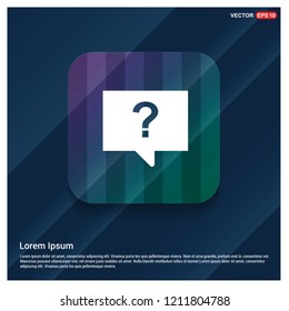 Speech bubble icon - Free vector icon