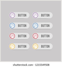 Speech bubble icon - Free vector icon