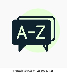 Speech Bubble Icon in glyph style. Perfect for apps, websites, UI UX, presentations, or infographics. Editable illustration file with clean design and modern design.