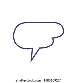 Speech Bubble Icon for Graphic Design Projects