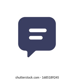 Speech Bubble Icon for Graphic Design Projects