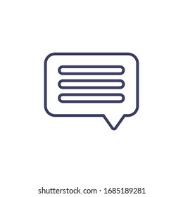 Speech Bubble Icon for Graphic Design Projects