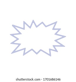 Icono de burbuja de voz para proyectos de diseño gráfico