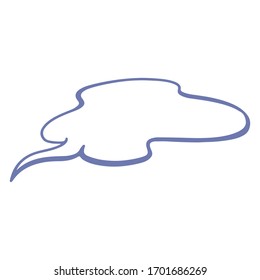 Sprachbubble-Symbol für Grafikdesign-Projekte