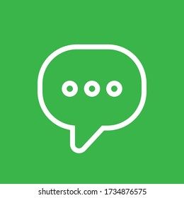 Icono de burbuja de voz para proyectos de diseño gráfico