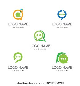 Icono de burbuja de voz para proyectos de diseño gráfico