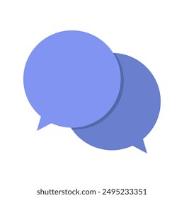Icono de burbuja de voz ilustrado en el fondo