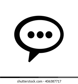 Speech Bubble Icon Illustration design