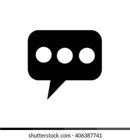 Speech Bubble Icon Illustration design