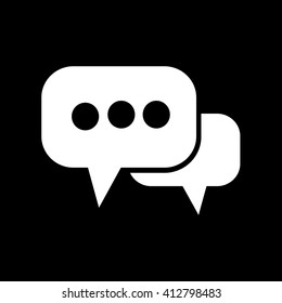 Speech Bubble Icon illustration design