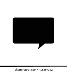 Speech bubble icon illustration design