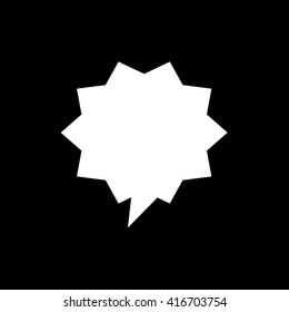 Speech bubble icon illustration design