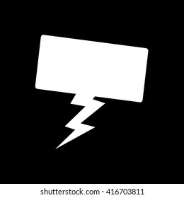 Speech bubble icon illustration design