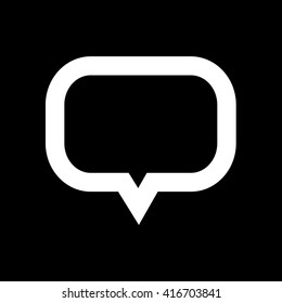Speech bubble icon illustration design