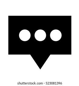 Speech bubble icon illustration design