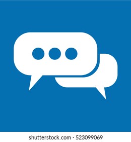 Speech bubble icon illustration design